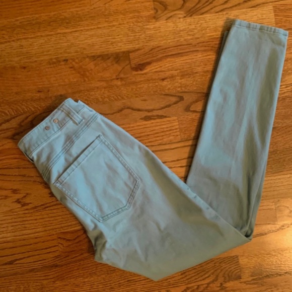 cabi colored teal denim jeans pants curvy skinny women’s 6 29x31 Excellent EUC - Picture 5 of 6
